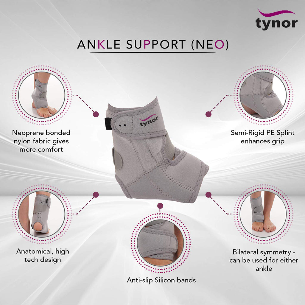 Tynor Australia Ankle Support (Neoprene)-11