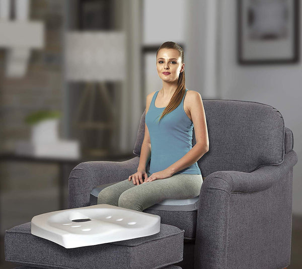 AHS Coccyx Seat Cushion and Lumbar Support Pillow for Office Chair-1