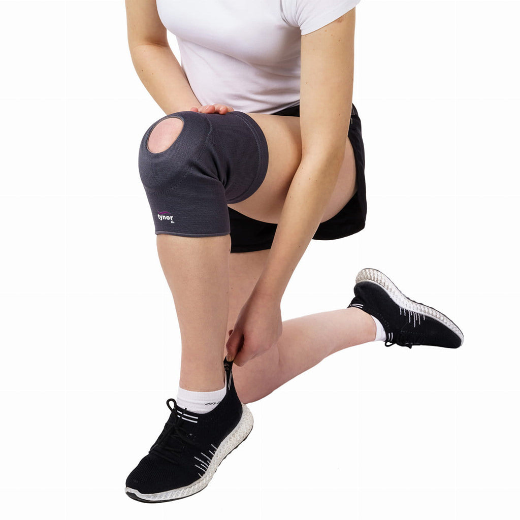 AHS Knee Brace with Patella Ring Gel Silicone-4