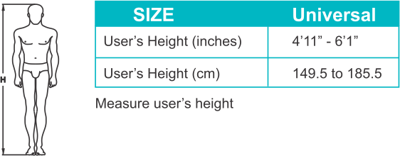 Adjustable Elbow Crutches-12