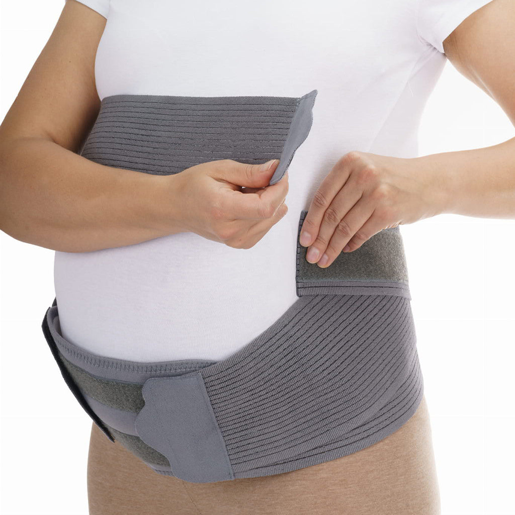 AHS Pregnancy Belt, Maternity Belt, Breathable Pregnancy Back Support, Premium Belly Band, Lightweight Abdominal Binder Pregnancy Belt-4