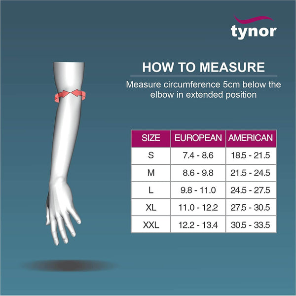 Tynor Elbow Support Urbane E-48 | 3D Knit Compression Support — view 6
