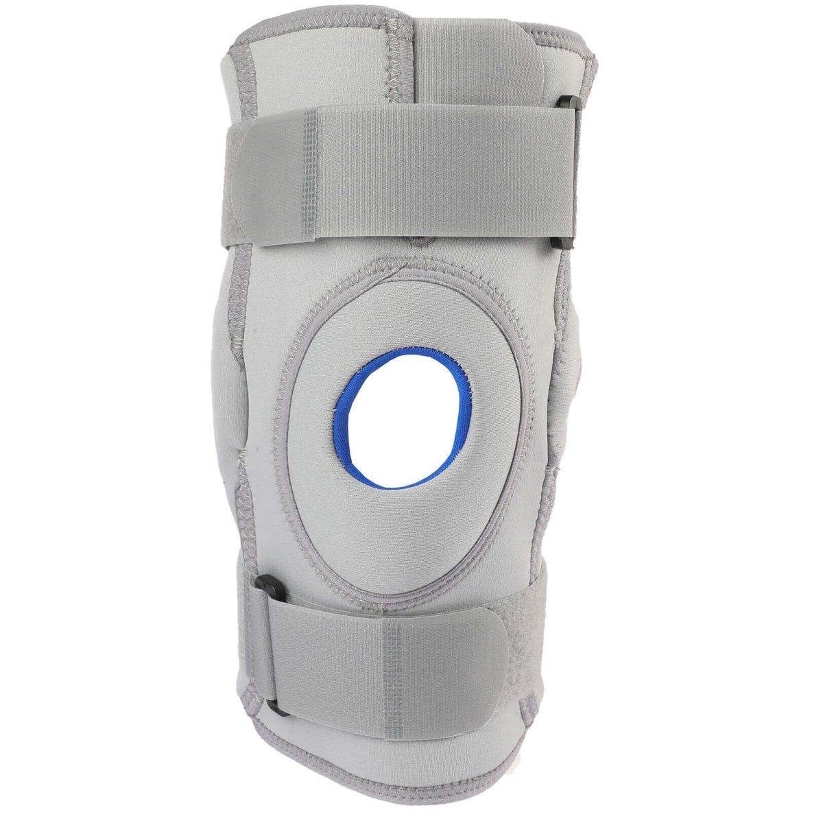 Neoprene Hinged knee support in grey color-2
