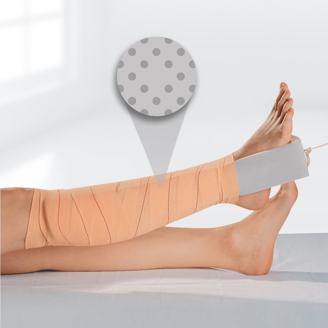 Skin Traction Set For Leg Lower Limb (PUF Liner)-5