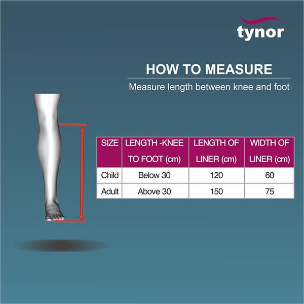 Tynor Skin Traction Set G 01 | PUF Liner Limb Traction — view 7
