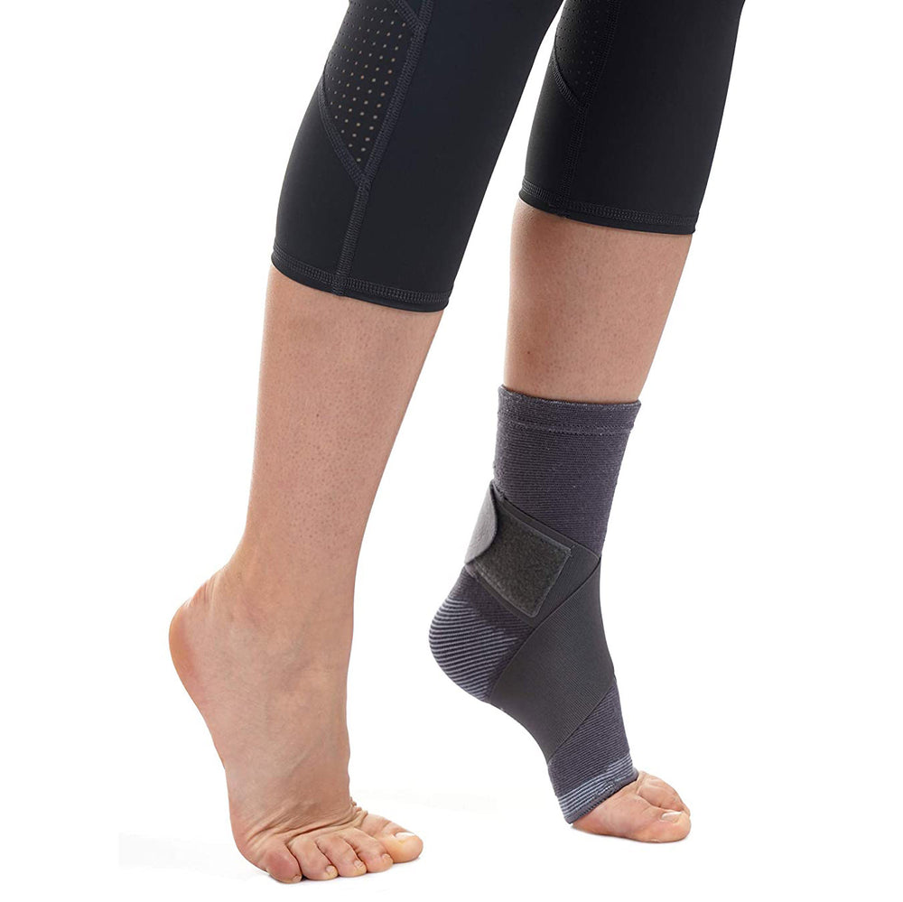 4-Way Ankle Support With Removable Strap - Adjustable Compression Brace M/L