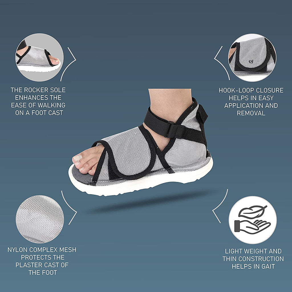 AHS Cast Shoes Foot Fracture Support Shoes-3