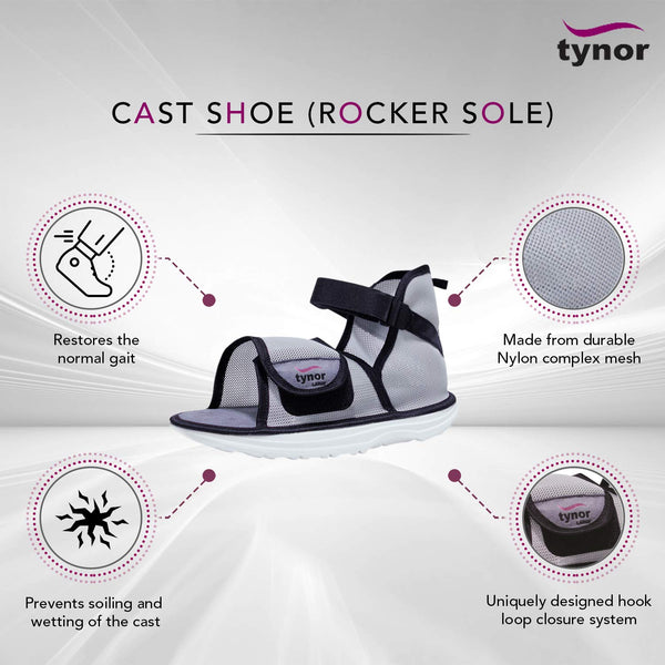 AHS Cast Shoes Foot Fracture Support Shoes-11