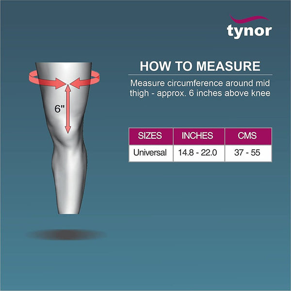 Tynor ROM Knee Brace 22"/56cm D48 — view 10