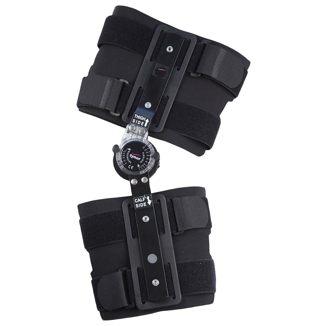 AHS Hinged ROM Knee Brace, Post Op Knee Brace for Recovery Stabilization-8