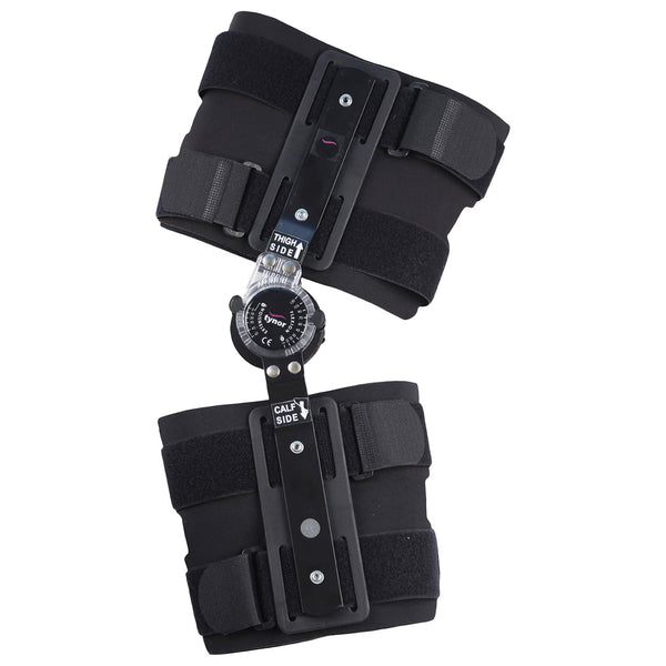 AHS Hinged ROM Knee Brace, Post Op Knee Brace for Recovery Stabilization-8