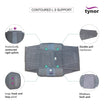 Contoured Lumbar Back Support Brace-4