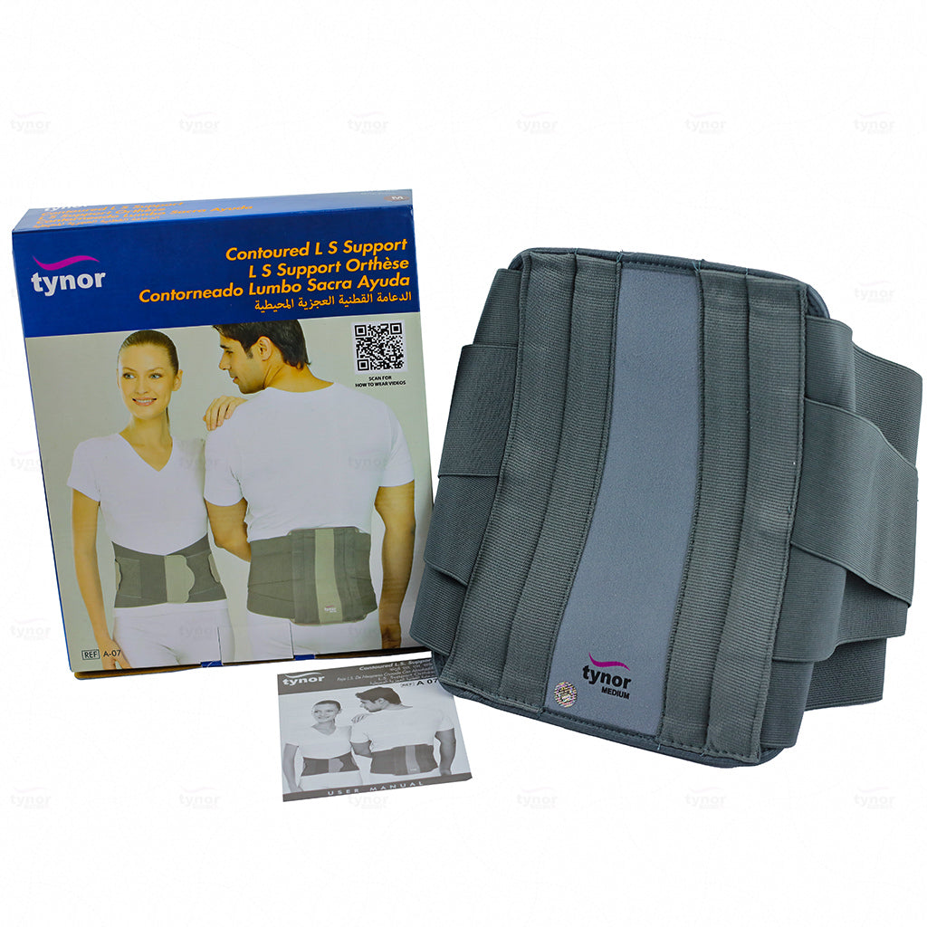 Contoured Lumbar Back Support Brace-10