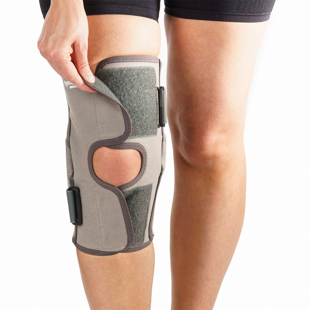 AHS Hinged Knee Brace: Compression Knee Brace-8