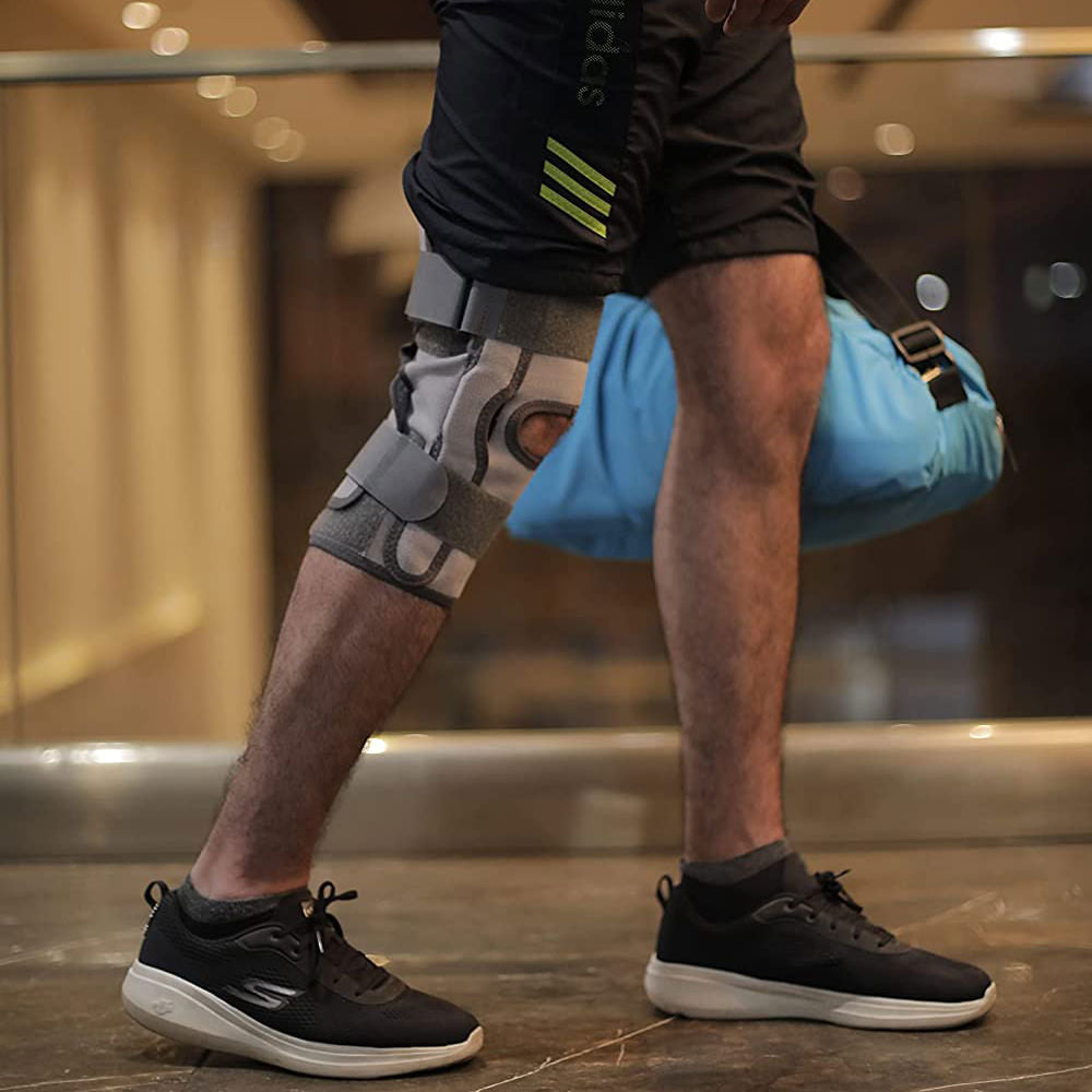 AHS Hinged Knee Brace: Compression Knee Brace-2