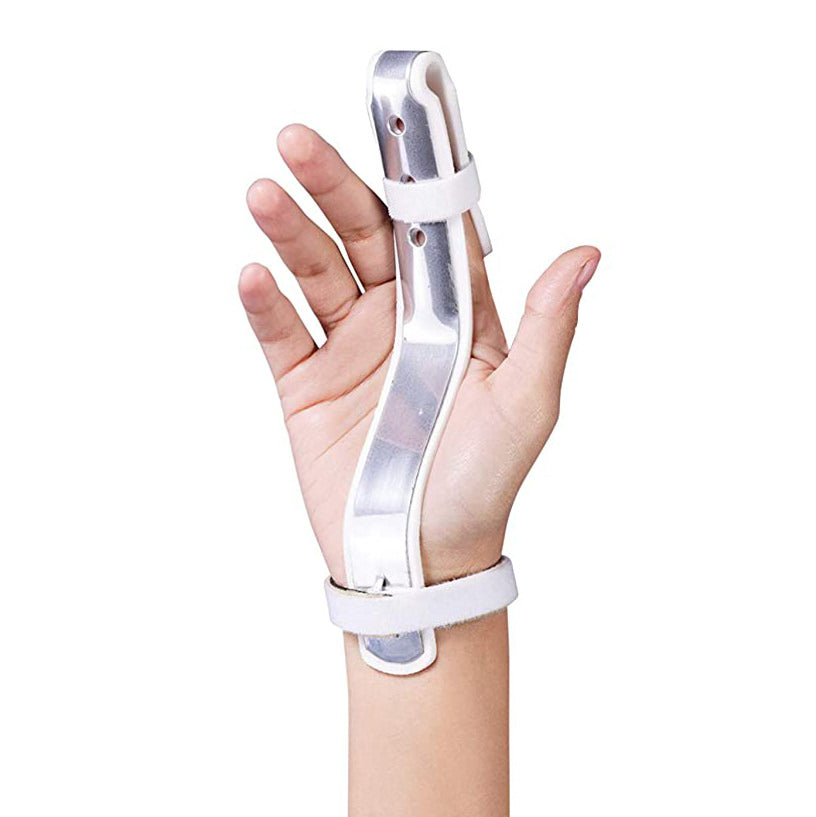 Aluminium Finger Splint Extension Metal Finger Support Brace for Broken Fingers Straightening Fracture-1
