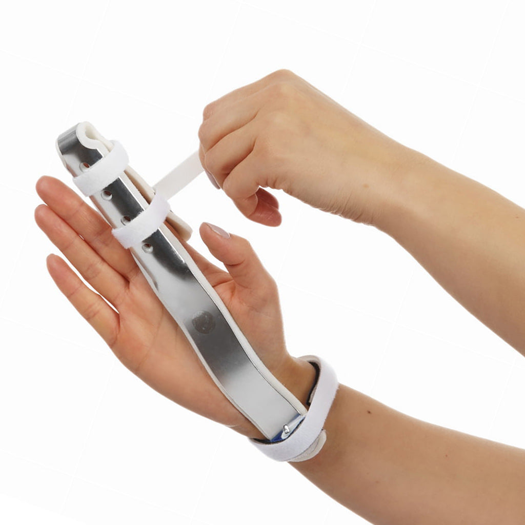 Aluminium Finger Splint Extension Metal Finger Support Brace for Broken Fingers Straightening Fracture-10