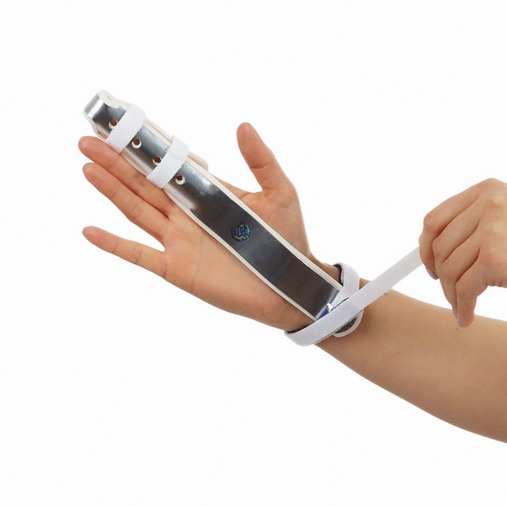 Aluminium Finger Splint Extension Metal Finger Support Brace for Broken Fingers Straightening Fracture-9