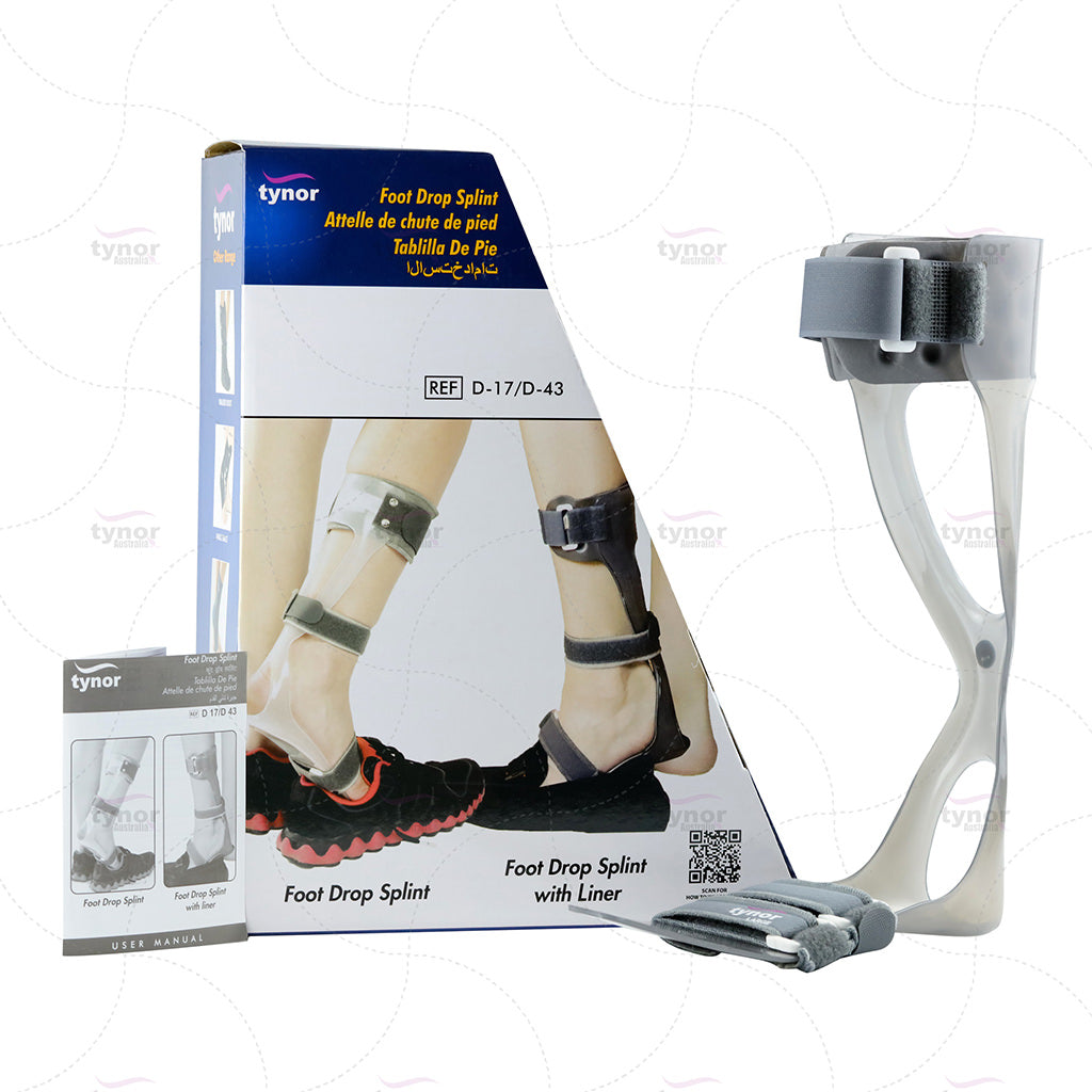 Foot Drop Brace AFO Leaf Spring Splint Ankle Foot Orthosis Support AHS-11