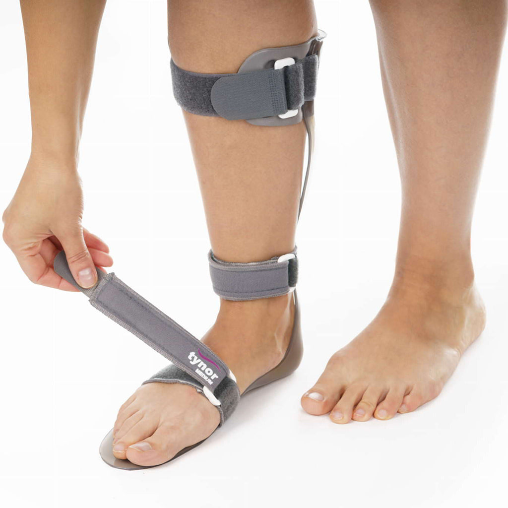 Foot Drop Brace AFO Leaf Spring Splint Ankle Foot Orthosis Support AHS-3