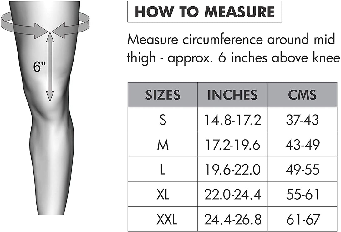 AHS Latex Free Knee Brace with Patella Gel Pads and Side Stabilizers - Professional Copper Knee Sleeve Australia-12