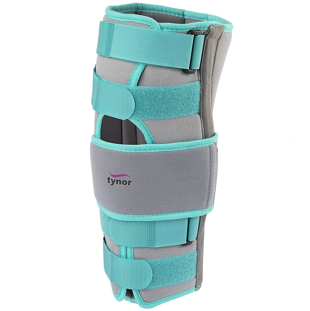AHS Tri-Panel Knee Immobilizer Full Leg Brace - Breathable and Lightweight - Straight Leg Support - Knee Splint-5