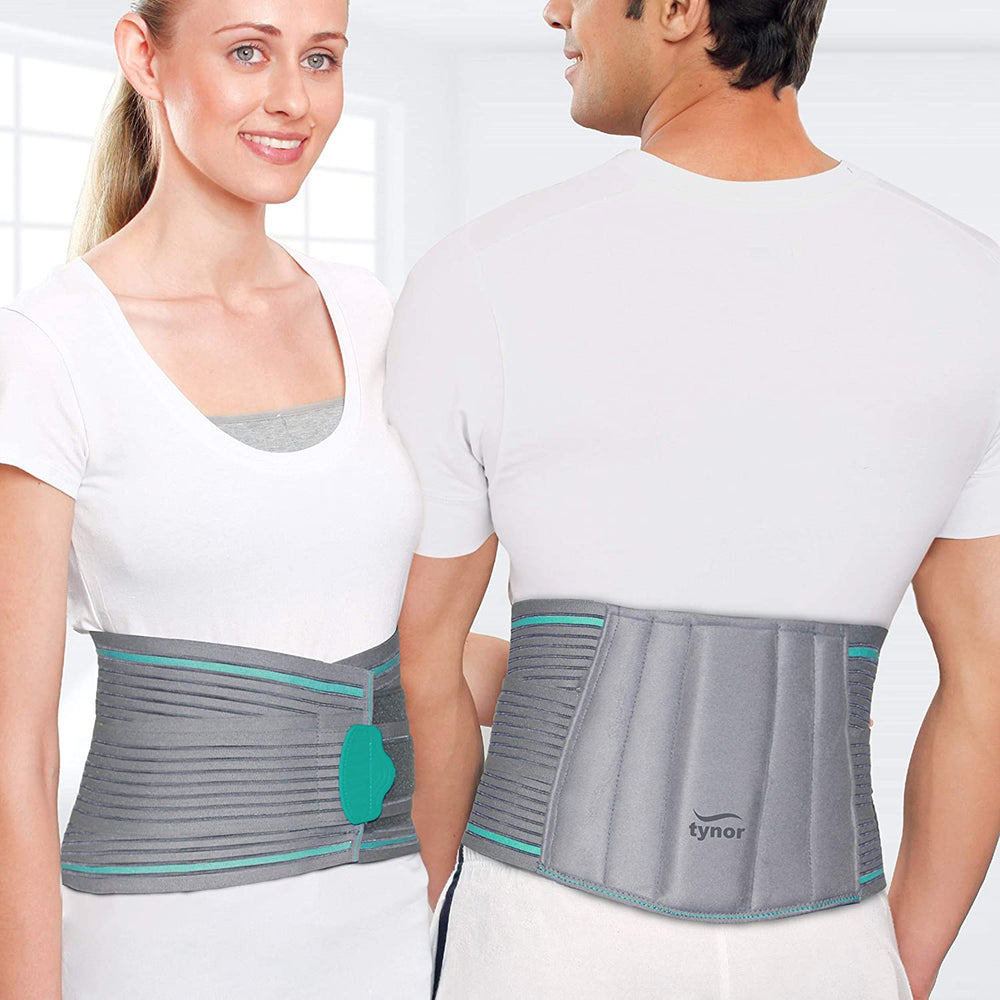 Buy Lumbar Sacral Belt-Brace for Men Women Grey Black – Tynor