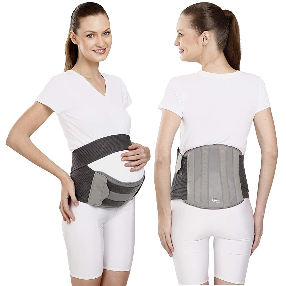AHS Pregnancy Belt, Maternity Belt, Breathable Pregnancy Back Support, Premium Belly Band, Lightweight Abdominal Binder Pregnancy Belt-9