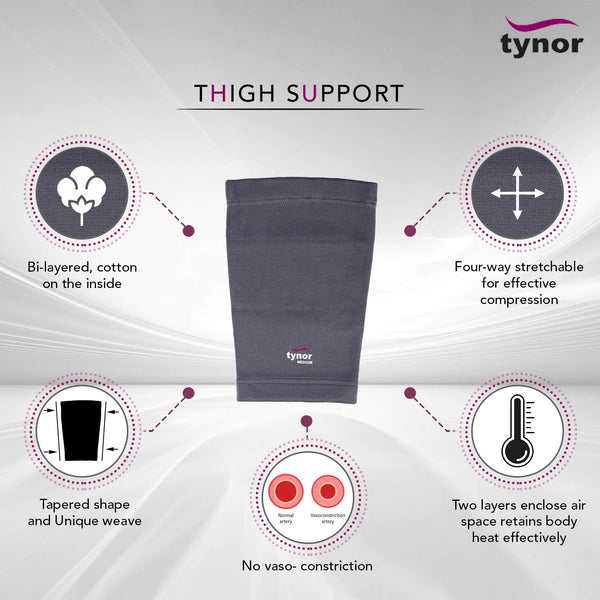Tynor Thigh & Hamstring Support D14 — view 3