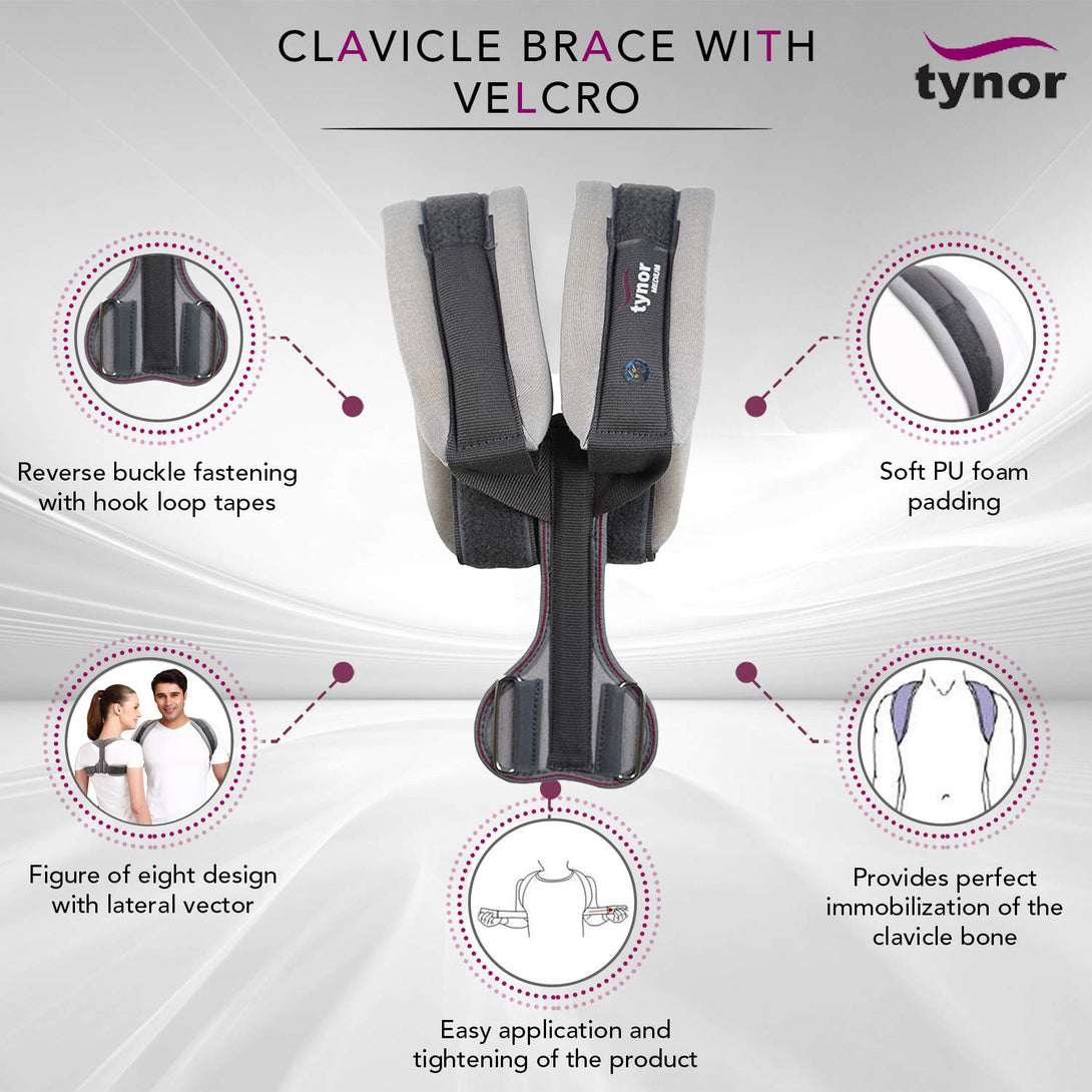 AHS Pediatric Clavicle Brace Child Shoulder Immobilizer-5