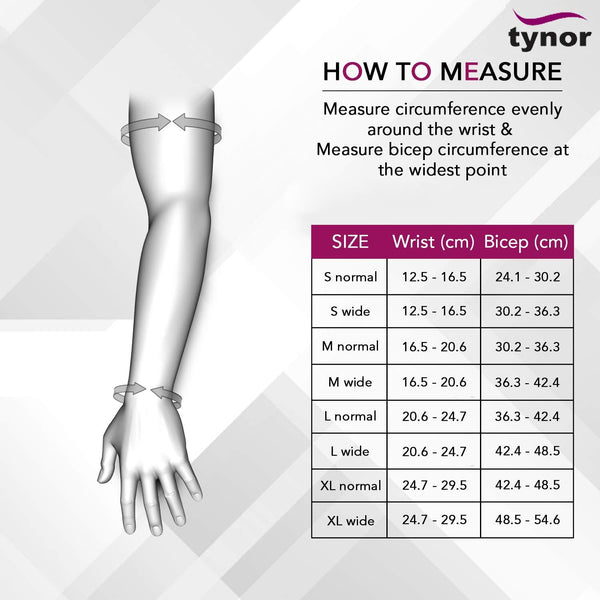 Tynor Compression Arm Sleeve Mitten I75 with Thumb — view 10