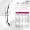 Tynor Compression Stockings Below Knee Open Toe I80 — view 4