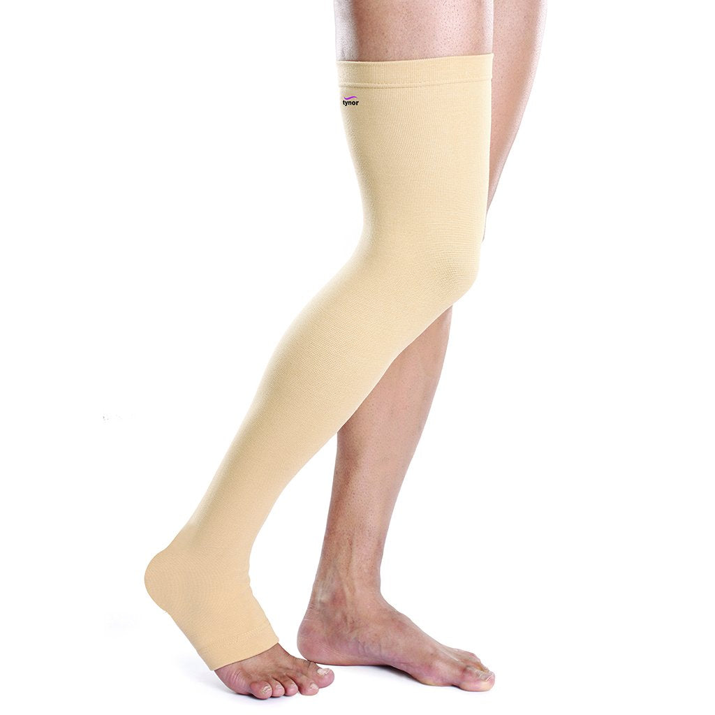 AHS Pair Thigh High Compression Socks Men Women 20-30mmHg Compression Stockings-5
