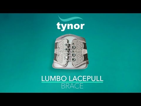 Lumbar lacepull Back Brace by Tynor for Men and Women - Breathable Waist Lumbar Lower Back Support Belt for Sciatica, Herniated Disc, Scoliosis Back