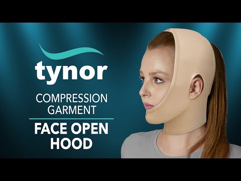 TYNOR Post Surgical Chin Strap Bandage for Women - Neck and Chin Compression Garment Wrap - Face Slimmer, Jowl Tightening, Chin Lifting Physio supports Australia