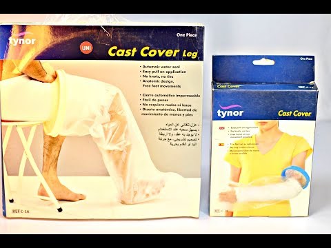 Tynor Australia Adults/Kids Arm Cast Cover for Shower Bath,Soft Comfortable Watertight Seal to Keep Wounds Dry,Waterproof Child Bandage Protector Cover Broken Hand,Wrist, Finger,Elbow with No Mark on Skin  Physio Supports Australia