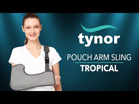 Tynor Australia Arm Sling Tropical - Lightweight, Breathable, Ergonomically Designed Medical Sling for Broken & Fractured Bones - Adjustable Arm, Shoulder & Rotator Cuff Support