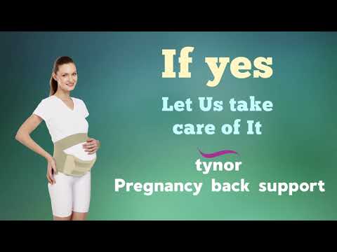 Tynor Pregnancy Belt, Maternity Belt, Breathable Pregnancy Back Support, Premium Belly Band, Lightweight Abdominal Binder