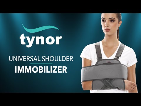Tynor Medical Arm Sling For Kids, Breathable Child Arm Support Shoulder Immobilizer With Adjustable Strap For Broken Shoulder Elbow Arm Injury Recovery, Fits Left And Right Hand