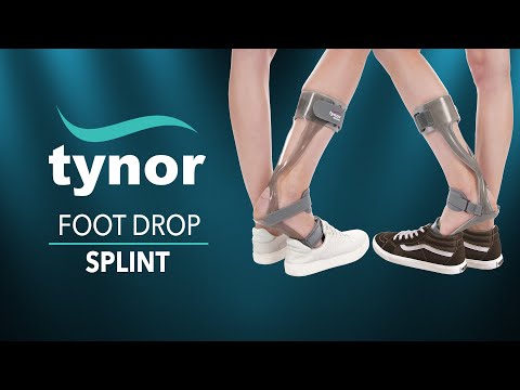  FOOT DROP SPLINT (D17) for support and stabilization of ankle and foot in foot drop conditions