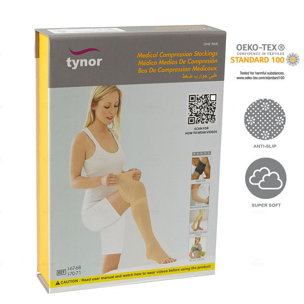 Tynor Medical Compression Stockings Knee High Class 2 I 67 — view 5